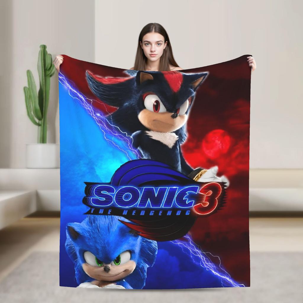 Бронированные Супер Ежик Тень Пледы Фланелевые Потрясающие Дышащие Пледы для Украшения Покрывала