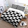 "Bold geometric illusions unfold." Bedding sets Duvet covers Pillowcases(1* Duvet Cover 2* Pillowcases without duvet insert)