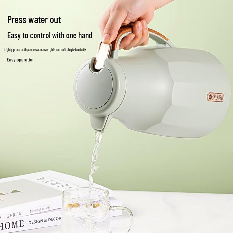 1.5L Stainless Steel Vacuum Flask with Glass Liner