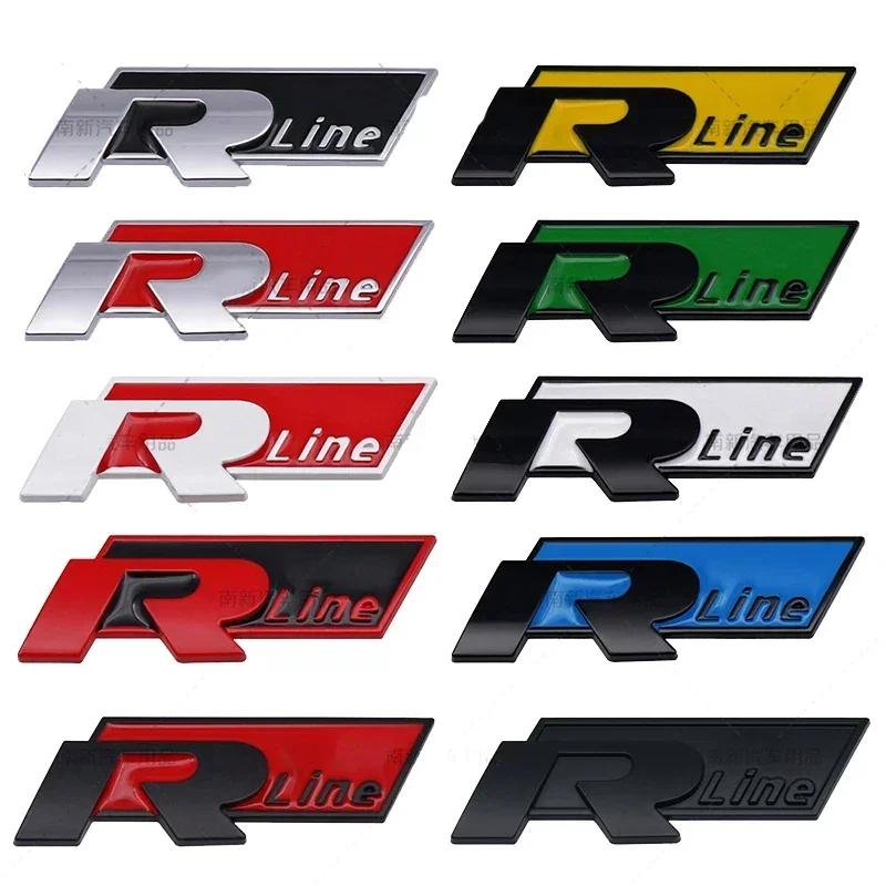 BRT1 VW 2026 Hot 3D Metal for Volkswagen Rline Golf Jetta Polo Passat B5 B6 Touareg Bora Beetle Car Grille Badge Side Trunk Emblem St ko2