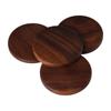 Durable Round Walnut Wood Coffee Home Decor Tea Placemats Cup Pad Dish Pad Bowl mat