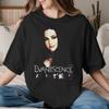 Evanescence Рок Футболка Унисекс Унисекс 100% Хлопок Потрясающая Футболка Круглый Воротник Музыкальные Футболки С Коротким Рукавом Одежда Подарок