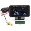 Waterproof LCD Digital Car Truck Voltmeter Water Temp Gauge Temperature Sensor 10mm Temperature Volt Meter 12v