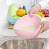 Tools For Home Use Convenient Storage Rice Washing Sieve Vegetable Basket Drain Basket Rice Bowl