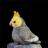 Реалистичная плюшевая игрушка-корелла, 15 см, мягкий брелок-подвеска попугай, милый подвеска-птичка для сумки, подарок, украшение