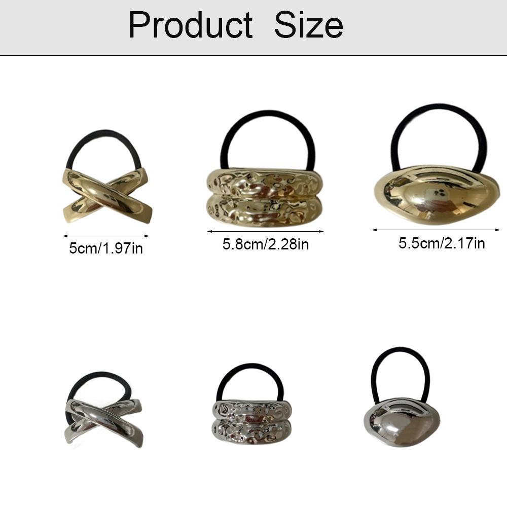 Металлический кованый арочный пучок родиевая повязка на голову большая эластичная резинка для волос высокое качество заколка для волос для хвостика