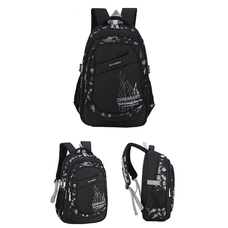 Школьный рюкзак Детские повседневные рюкзаки Нейлон Большой размер Школьные сумки для студентов 7-14 лет Водонепроницаемый Школьный рюкзак для мальчика Детский ранец AVE