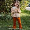 Детские леггинсы Happyology из чистого хлопка с оборками и расклешенными штанинами
