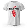 Футболка с возможностью персонализации, посвященная группе Linkin Park, Честер Беннингтон, гранж-рок, мультфильм «Безумные гонки», летняя, свободная, хлопковая.
