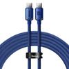 Baseus Плетеный кабель Crystal Shine 100 Вт USB-C на USB-C для быстрой зарядки