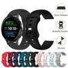 Ремешок для Garmin Venu 3S Band 18 мм легкий дышащий цветной ремешок с пряжкой-бабочкой Аксессуары для Garmin Vivomove 3S/move3S Strap