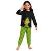 Children's  Boys And Girls Thin Two-piece  Long-sleeved Pants Two-piece