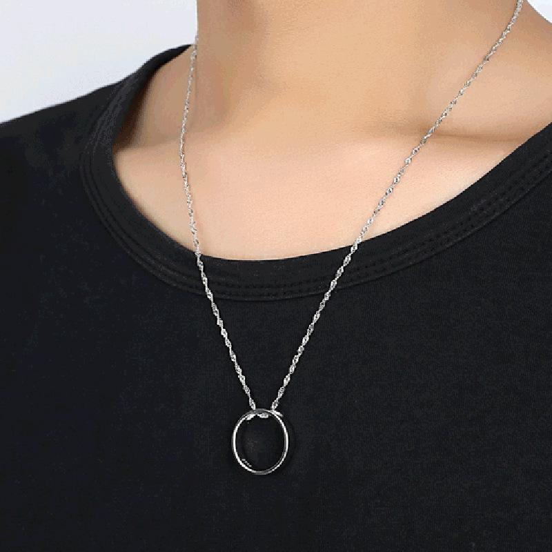 BELLA BOX Популярные ожерелья для пар в форме сердца для мужчин и женщин, Высококлассные, Легкая роскошь и Модные аксессуары-цепочки на ключицу