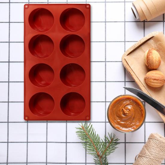 Силиконовая форма для торта, круглая форма для шоколадного десерта, пудинга, гибкая, легко чистящаяся форма для выпечки пирогов, яиц, вафель, кексов