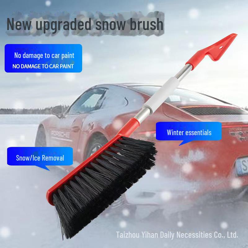 Лопата для уборки снега с насадкой «два в одном» — зимний очиститель, который не повредит краску автомобиля.