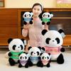 Panda Plush Doll Soft Stuffed Toy Pp Cotton Filling For Bedroom Gift Comfort