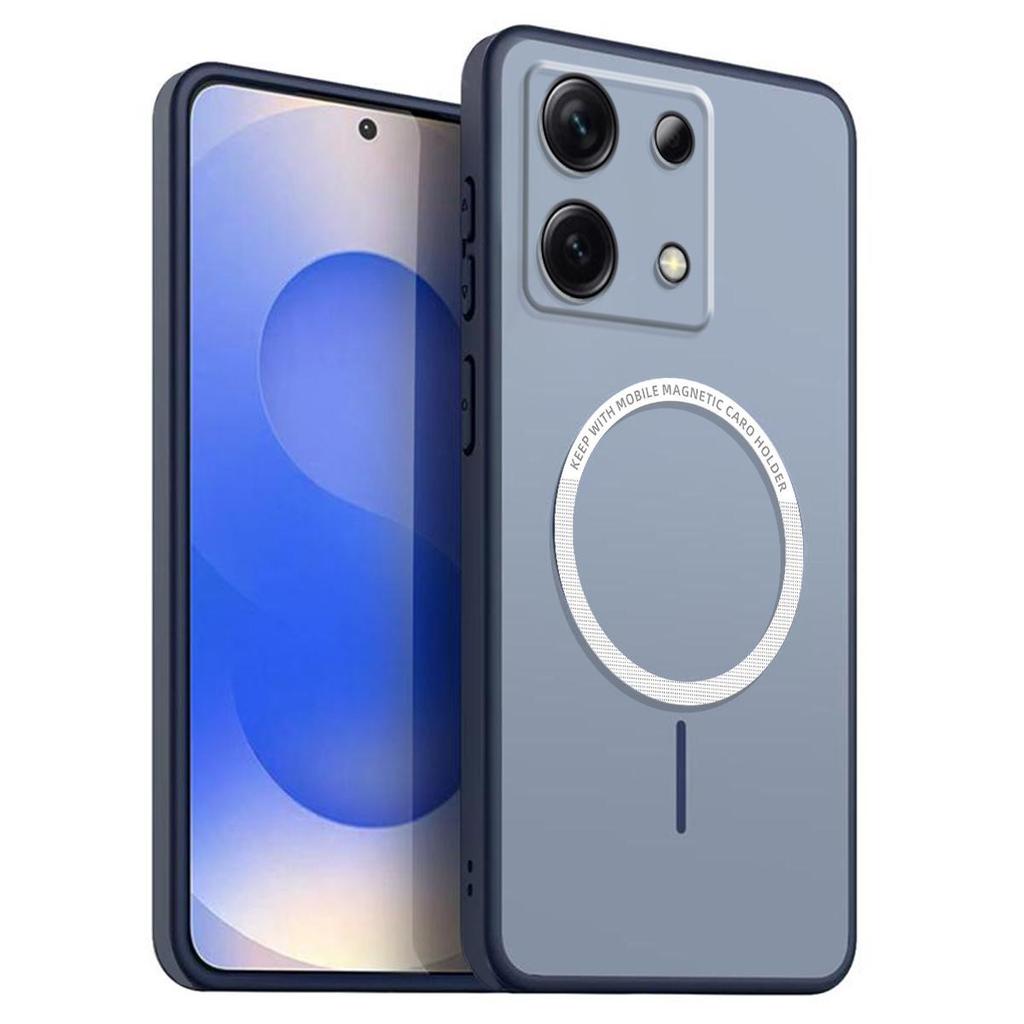 Матовый полупрозрачный магнитный чехол для телефона Xiaomi Redmi Note 13 5G 4G Мягкий ТПУ чехол