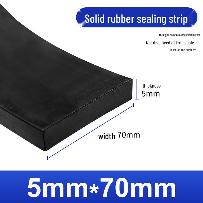 Nitrile Rubber Strip: Oil & Pressure-Resistant Shock Absorbing Glass Pad for Sealing & Joint Support
