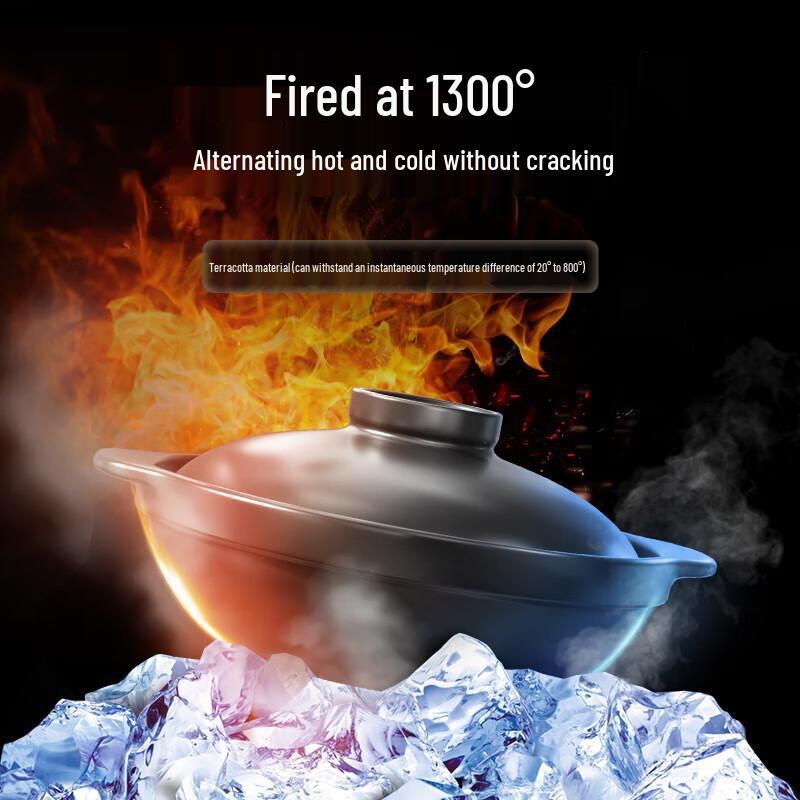 Chu Rong Ceramic Claypot Rice and Soup Pot