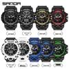 Sanda Teen Multi-functional Waterproof Sports Watch with Alarm & Luminous Display