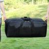 Сумка для хранения туристического снаряжения. Большая спортивная сумка. Прочная черная ткань Оксфорд.