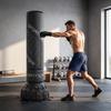Freestanding Punching Bag, 180 cm, Suction Base, Fillable, Shock-Absorbing Gloves