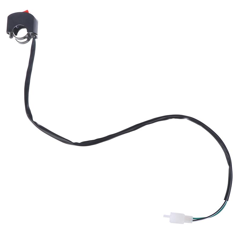 Выключатель света на руле мотоцикла, кнопка включения-выключения, аварийный выключатель аварийного освещения