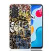 Graffiti Fashion Cool Phone Case For Xiaomi Redmi Note 15 14 13 12S 12 Pro Plus 11S 11E 11 11T 10S 10 Art Soft Pattern Cover Red