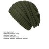 Унисекс зимняя шапка плотная вязка ветрозащитная сохраняющая тепло защита ушей головной убор без полей эластичная мешковатая кепка для школы и лыж