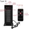 2000W Remote Control Portable Adjustable Thermostat Heater Fan Electric Heater Space Warmer for Home Office Standing