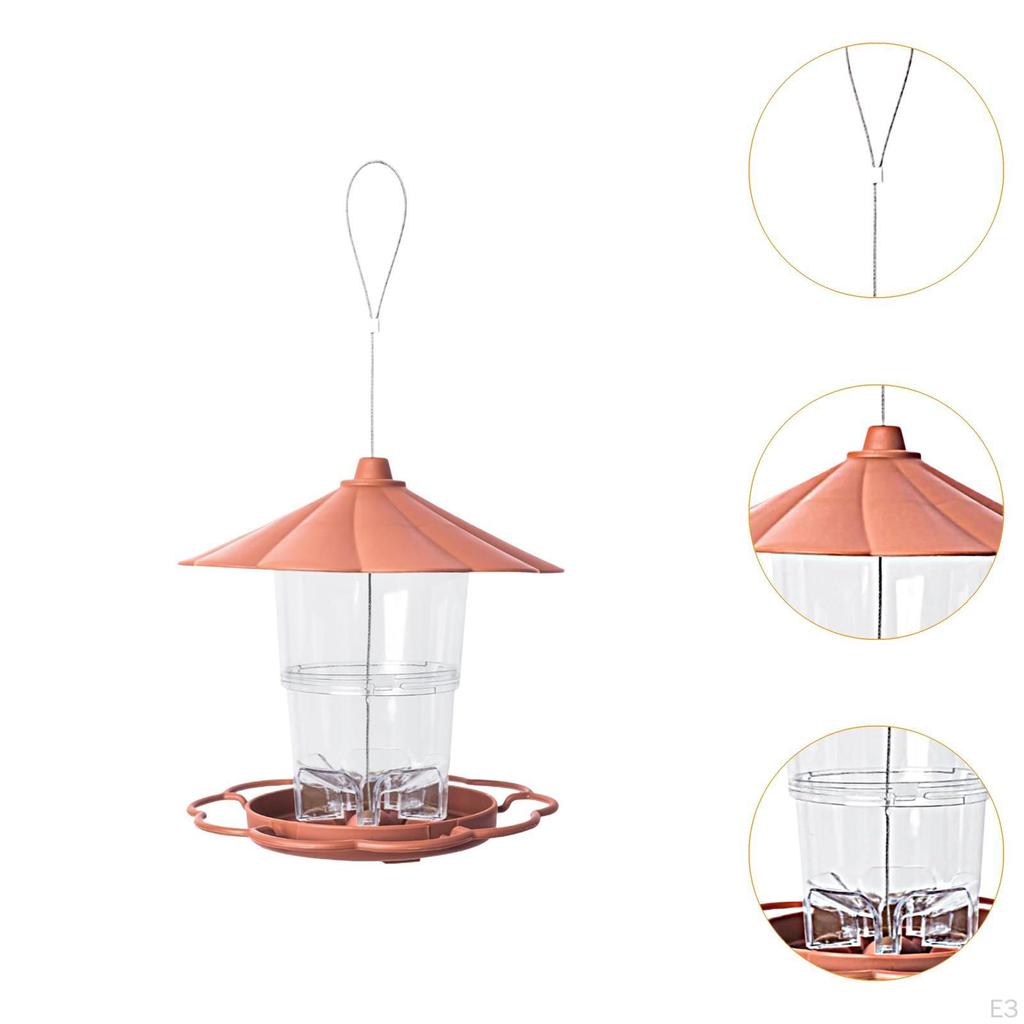 Bird Feeder Feeding Station for Outside Food Dispenser Hummingbirds Terrace