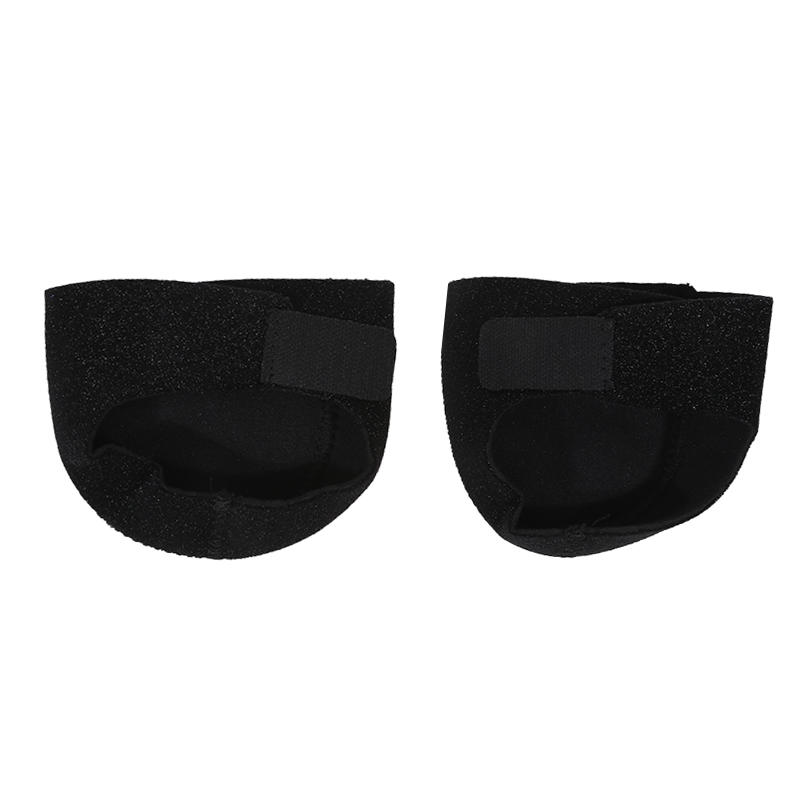 1 Pair Silicone Heel Pads Shock Absorption Adjustable Straps Anti Slip Insoles For Foot Pressure Relief