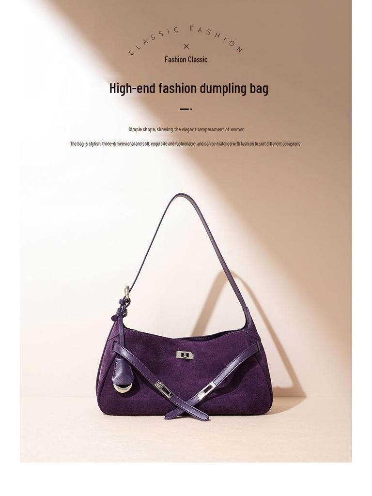 2025 Сумка женская подмышечная и через плечо из матовой кожи - Универсальная дорожная маленькая квадратная сумка