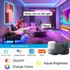 Wifi Led Strip Lights RGB 5050 Led Tape, Tuya Smart Life App Controlled Led Lights, Work with Alexa Google Home