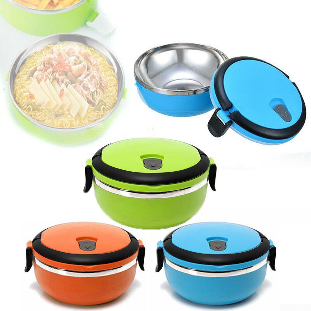 Kids Adult Food Warmer Picnic Lunch Box Insulated Food Container Lunch Box Outdoor Picnic Box