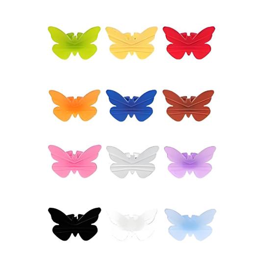 12Pcs Silicone Wine Glass Markers Color Random Wine Glass Identifier Rings Juice Beverage Wine Glass Labels Tags for Parties Receptions Weddings