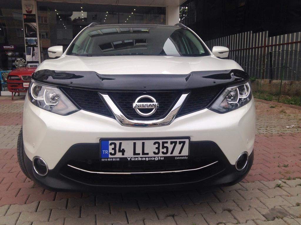 Дефлектор капота EuroCap (2014-2017) для Nissan Qashqai
