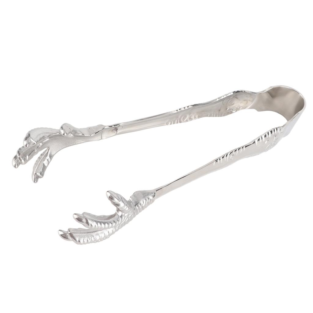 Eagle Claw Style Ice Tongs Food Grade Stainless Steel Prevents Slipping Ice Tongs for Home Bar Sugar Cubes Ice Cubes