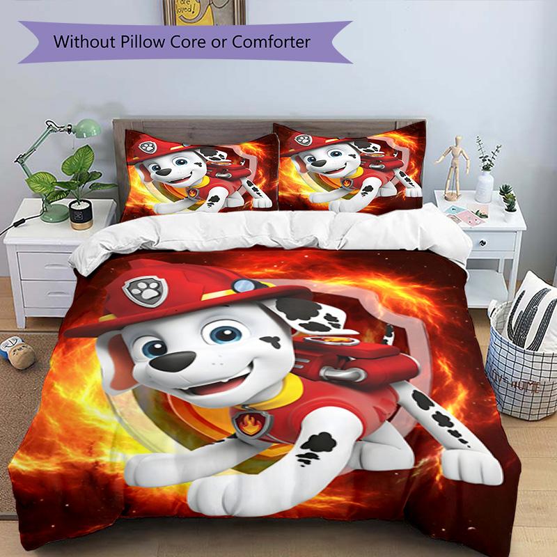 3pcs Paw Paw3 Design Cover Set - HD Printed Bedding with 1 Cover and 2 Pillowcases - Perfect for Home and Dorm Decor