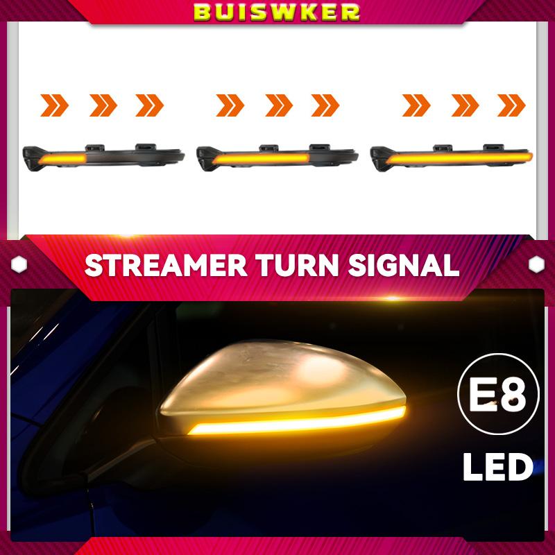 2 шт. для VW Golf 7 MK7 GTI дымчатый динамический боковой зеркальный указатель поворота для Volkswagen Rline Sportsvan боковой зеркальный светильник