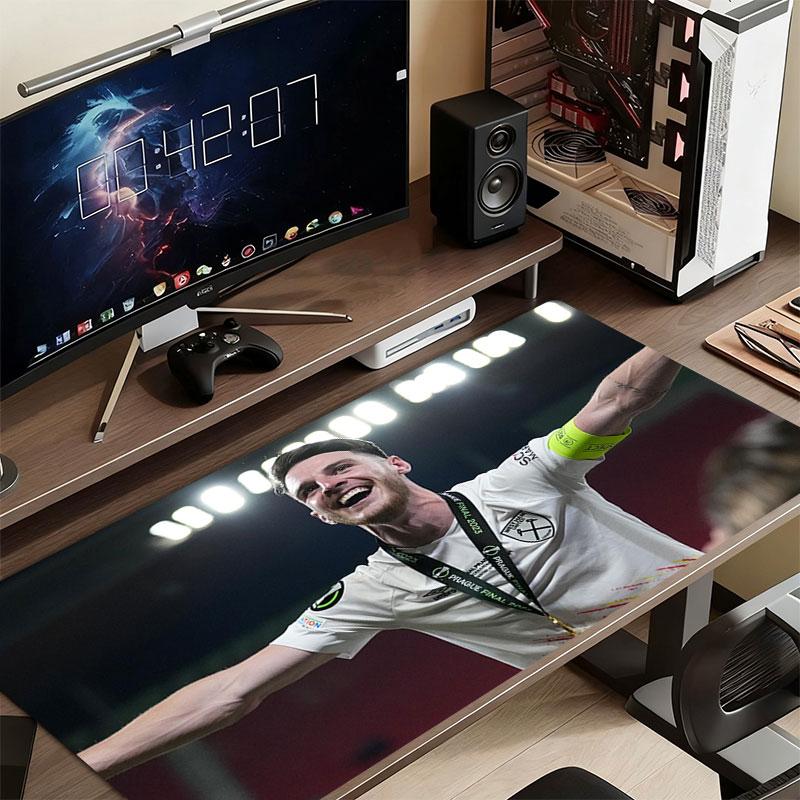 Rice Mouse Pad, Large Gaming Desk Mat, Non-slip XXL Mousepad for Laptop & Tablet, Mini PC Playmat with Stitched Edges