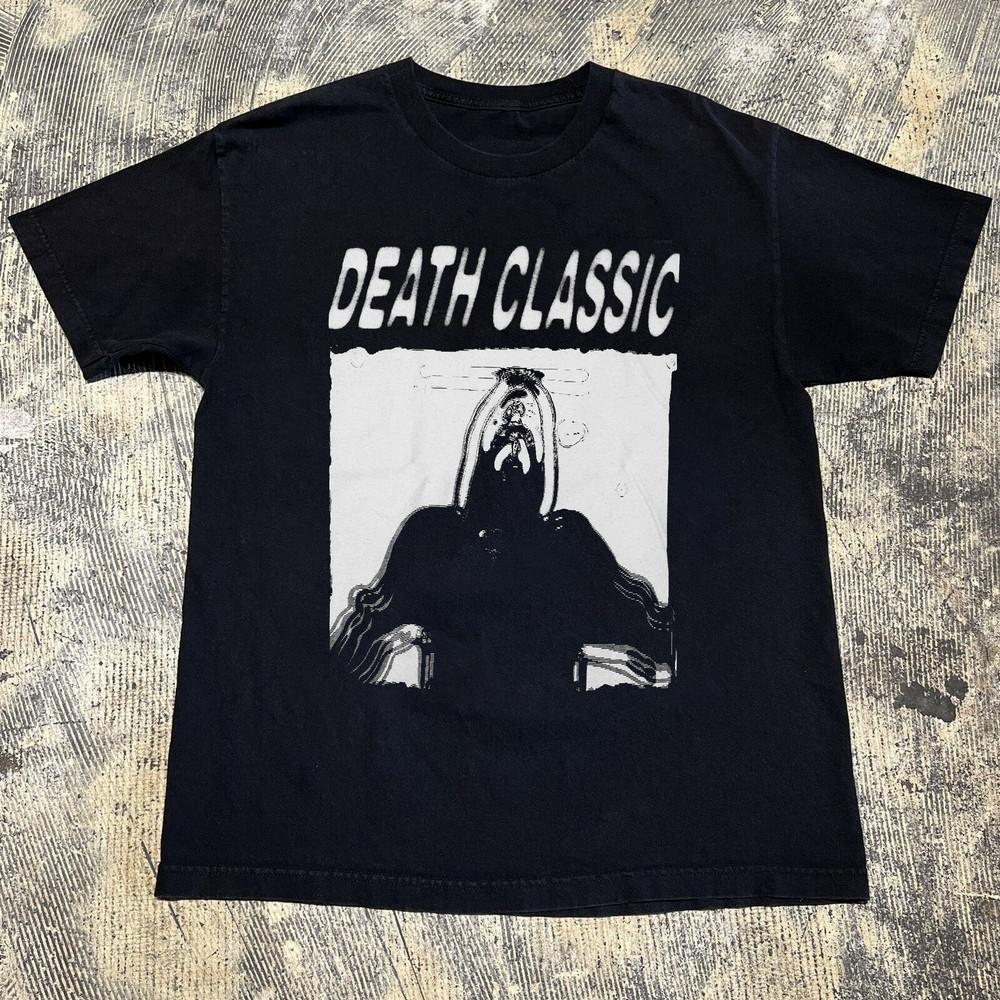 Винтажная классическая футболка Death Grips Все размеры Подарок Фанатская футболка Мужская QQ1 Унисекс Футболка