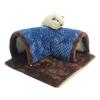Warm Guinea Pig Hideout Tunnel Bed, Soft Removable Guinea Pig Tunnels And Tubes for Cage, Guinea Pig Hides Fleece For Rat, Sturd