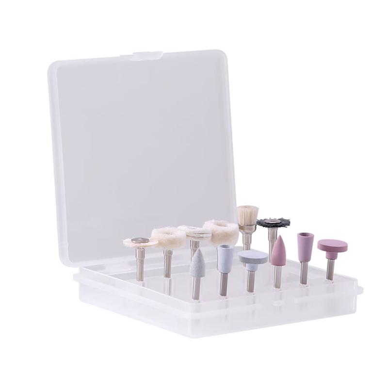 12 шт./коробка Набор полировщиков для стоматологического низкоскоростного наконечника Стоматологическая финишная полировка композитов Стоматология Фарфор/Натуральные зубы