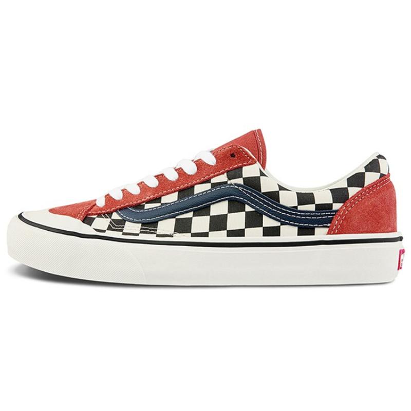Vans Style 36 Red/Black/White Checkboard Redblackwhite Vans VN0A3ZCJ5B7