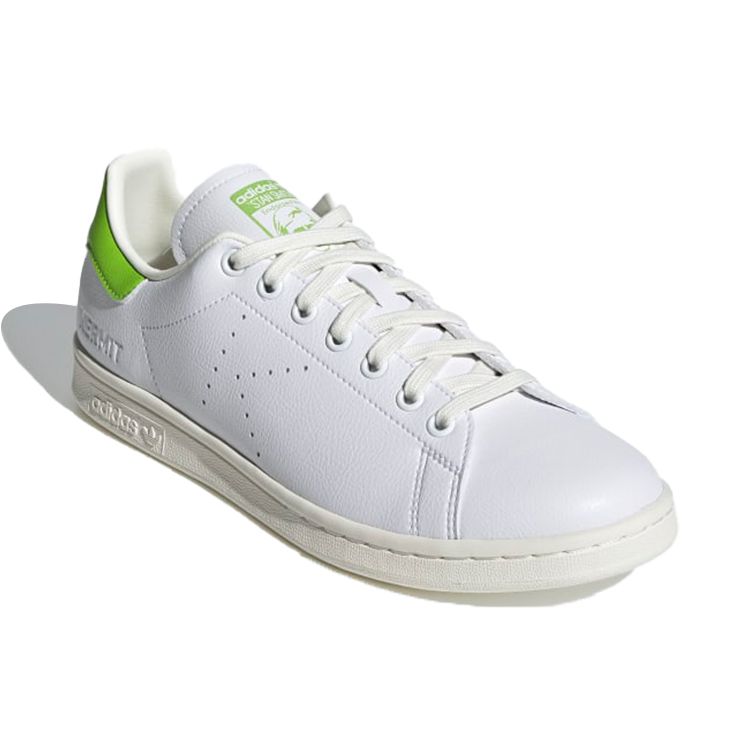 Кроссовки унисекс The Muppets x adidas Stan Smith Кермит Лягушонок Белый Облачно-белый Pantone FY5460