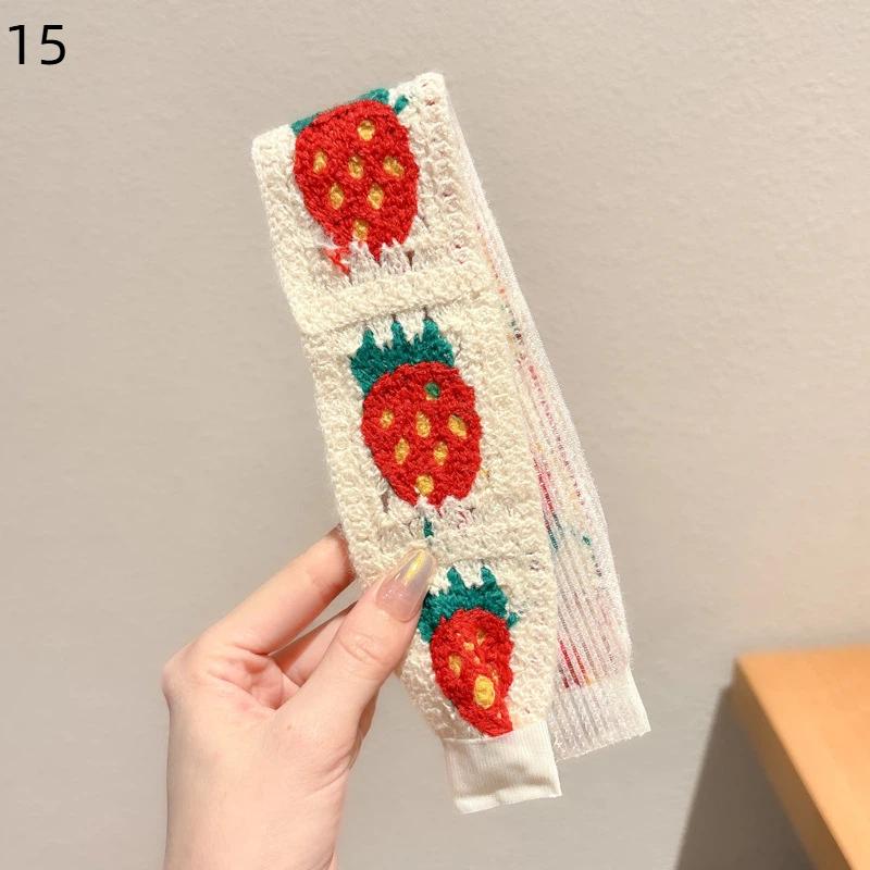 Soft and Comfortable Vintage Knitted Hair Hoops for Girls Daily Accessories