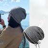 Big Head Circumference, Ear Protection, Drawstring, Knitted Hat, Woolen Hat, Couple's Head Cap, Warm Hat, Rolled Edge Hat
