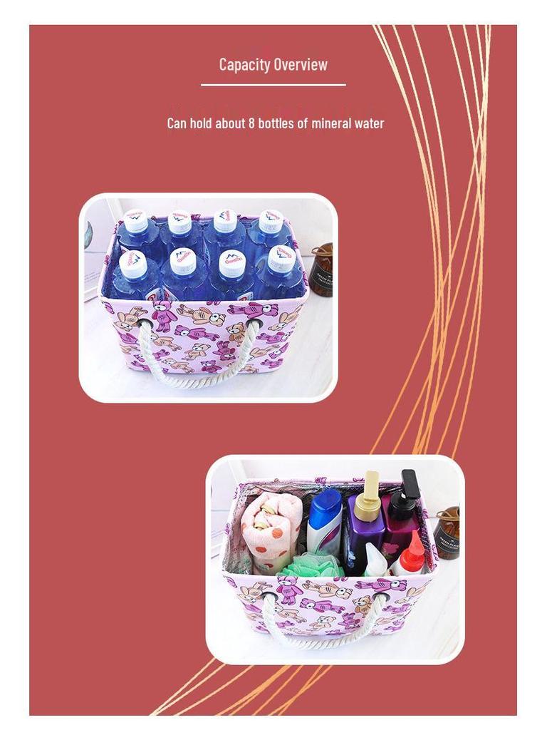 Портативная душевая корзина для туалетных принадлежностей для мужчин и женщин - Дорожная корзина для хранения ванных принадлежностей