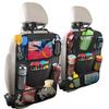 Car Back Seat Organizer with Touch Screen Tablet Holder Automatic Storage Pocket Protector for Travel